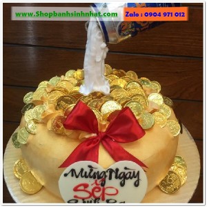Bánh Sinh Nhật Hũ Vàng - VA120